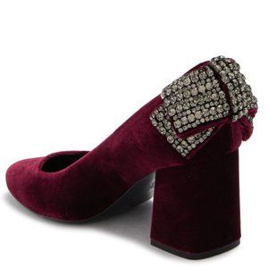 Tory Burch Red Velvet Josephine Pump